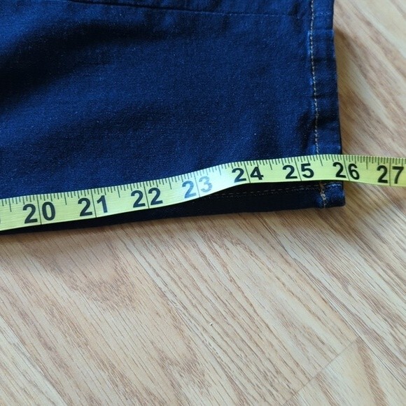 Seven for all Mankind High Waist Dark Wash Skinny Jeans Size 6/28 27x26 - Picture 8 of 9